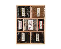 【N-50】角切山椒/椎茸昆布/松茸昆布×2/ちりめん山椒/永楽/小倉の華